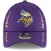 Men's Minnesota Vikings New Era Purple Speed Shadow Tech 9FORTY Adjustable Hat 3066610
